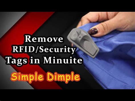 how to remove rfid security tag|can you cut a security tag.